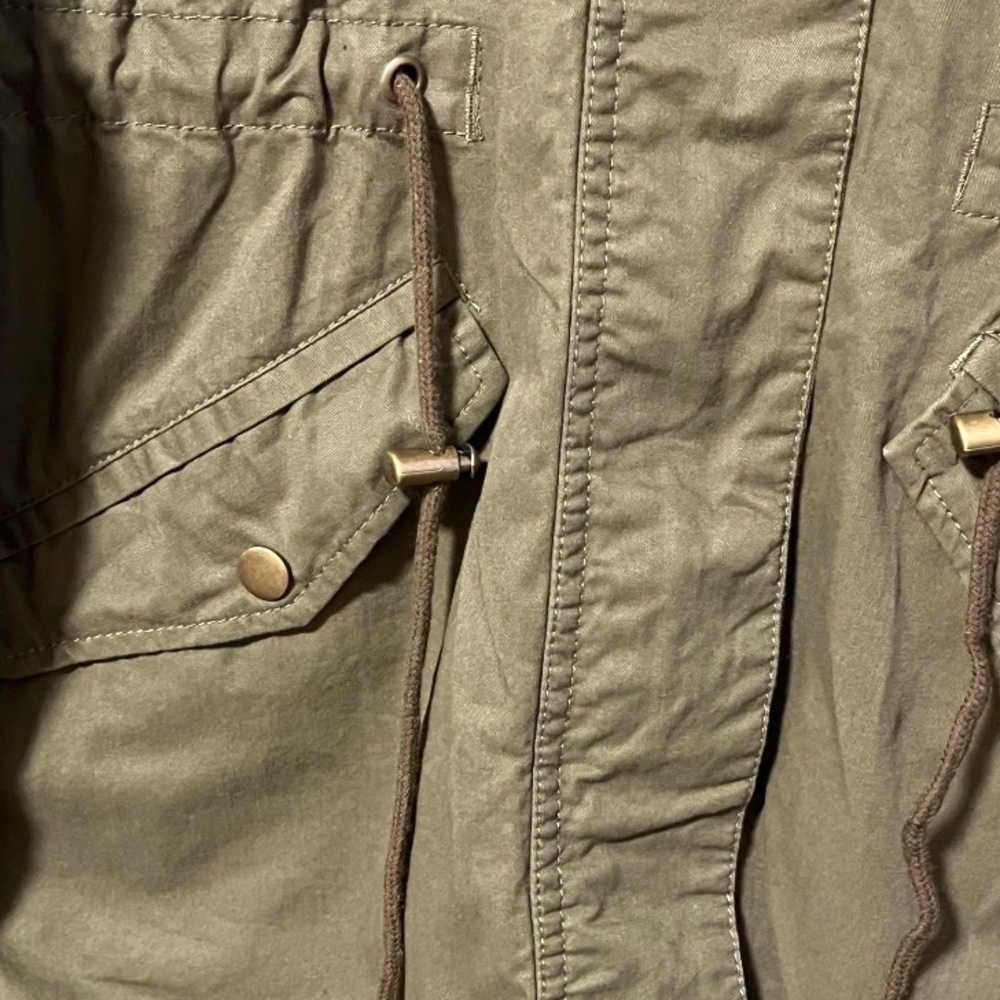 Love Tree Olive Green Hooded Jacket - Picture 9 of 16